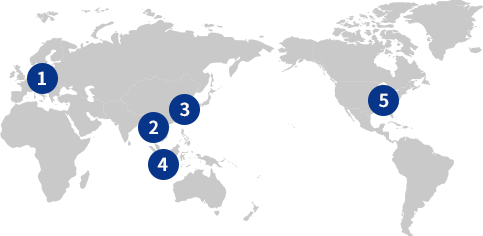 MS technology GmbH, SK Meidoh Thailand Co.,Ltd., Hexas Precision Technologies Coproration, PT. Meidoh Indonesia  Co.,Ltd., Right Way Fasteners, Inc.